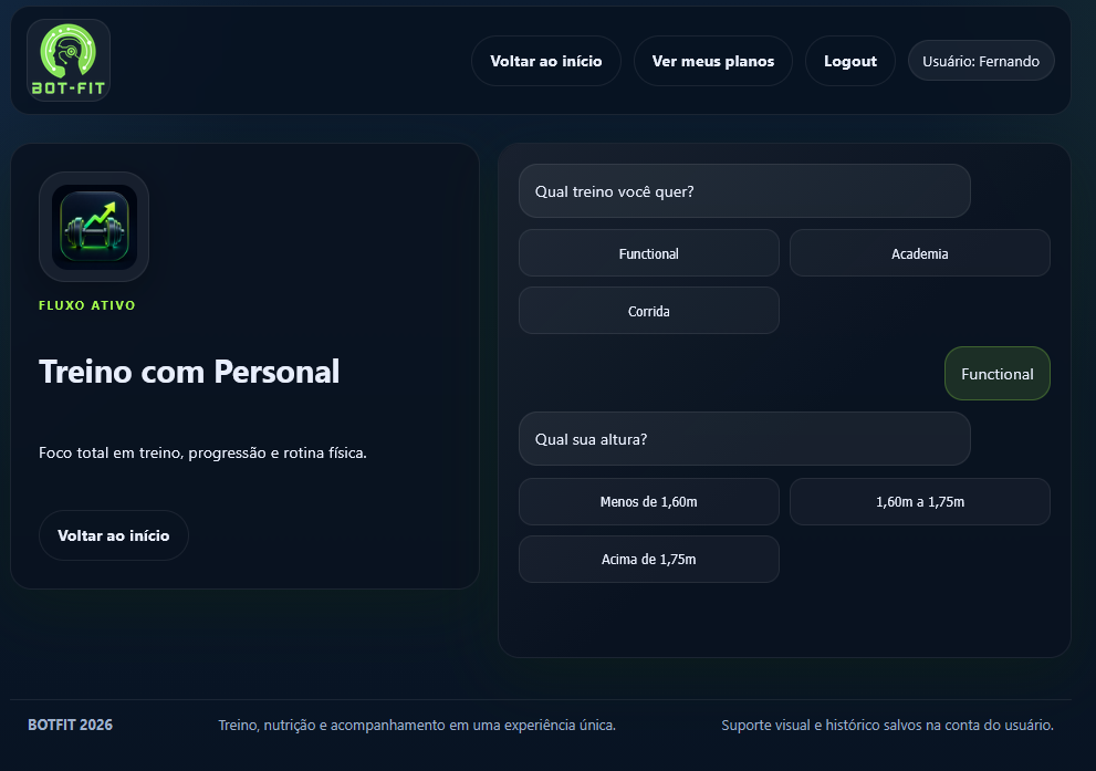 BotFit screenshot 2