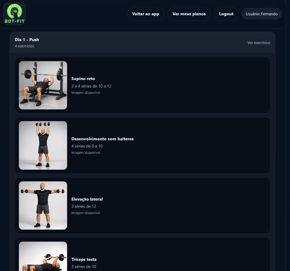 BotFit screenshot 3